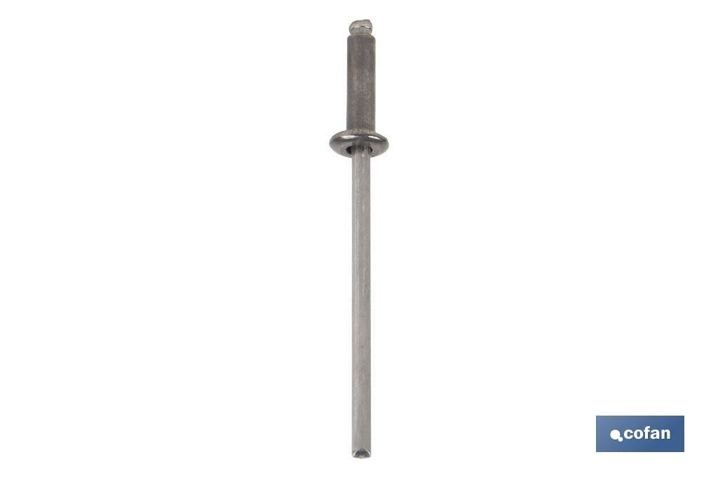 Remaches INOX A-2 Cabeza Alomada - Cofan