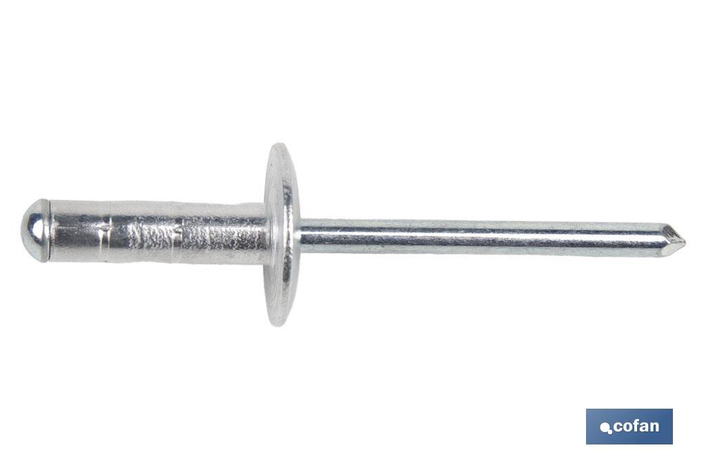 Remaches Multigrip Cabeza Ancha - Cofan