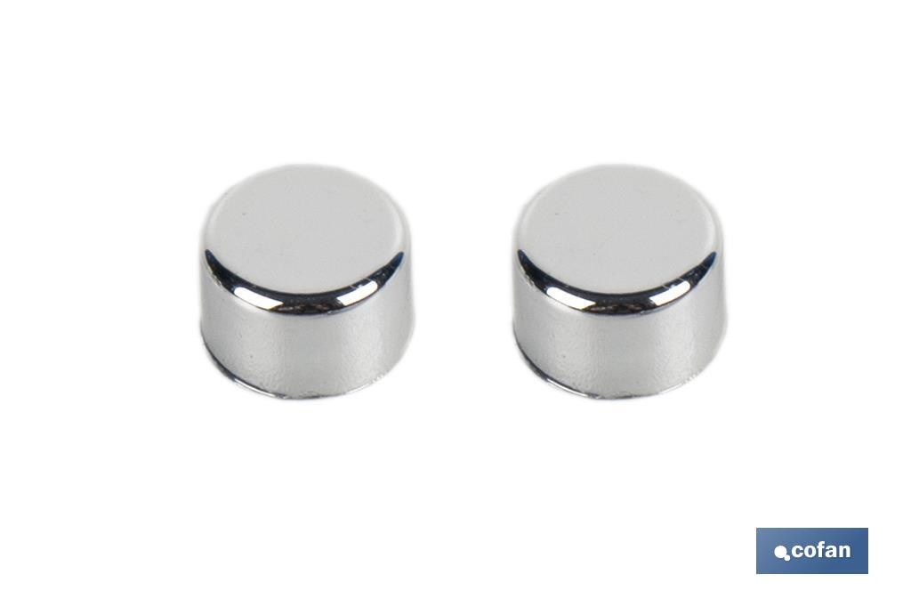 Lot de 2 pièces de cheville longue inox | Pour sanitaire de WC | Dimensions : Ø 6 x 80 mm de longueur - Cofan