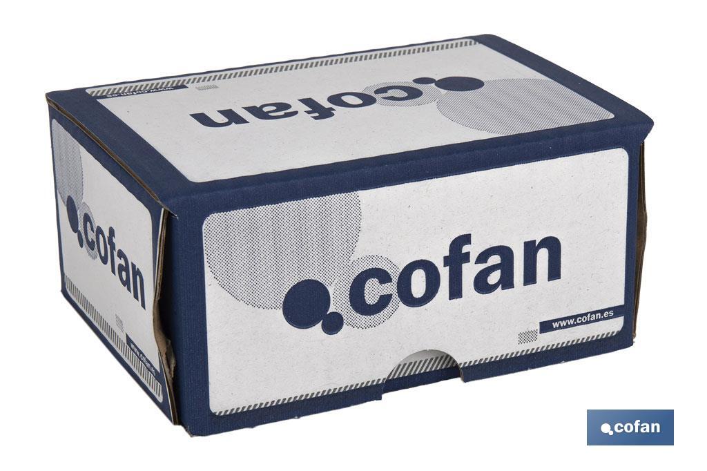 Tacos de nylon para anclajes de andamios | Medidas de Ø 14 y 16 mm |  Fijaciones de nailon con alas - Cofan
