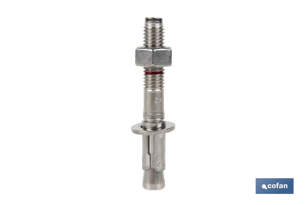 Taco macho de anclaje MTC | Acero inoxidable | Medidas desde  M-6 hasta M-16 mm - Cofan