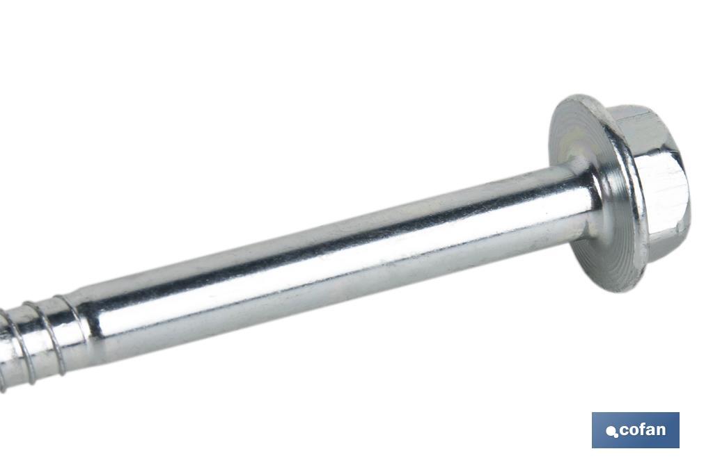Hammer fixings with hex-head screw and plug | Available in various sizes - Cofan