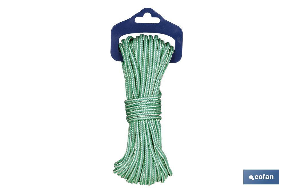 Blister pack of braided lift shade cord | Available in different sizes and colours - Cofan