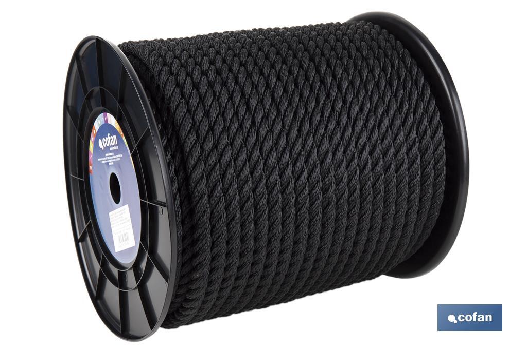 Dock Line Reel | 100% Polyester Multifilaments | Available in several colours and sizes - Cofan