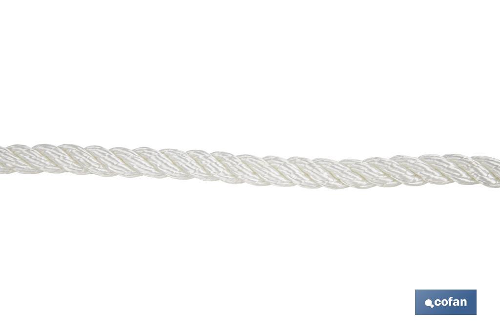 Dock Line Reel | 100% Polyester Multifilaments | Available in several colours and sizes - Cofan