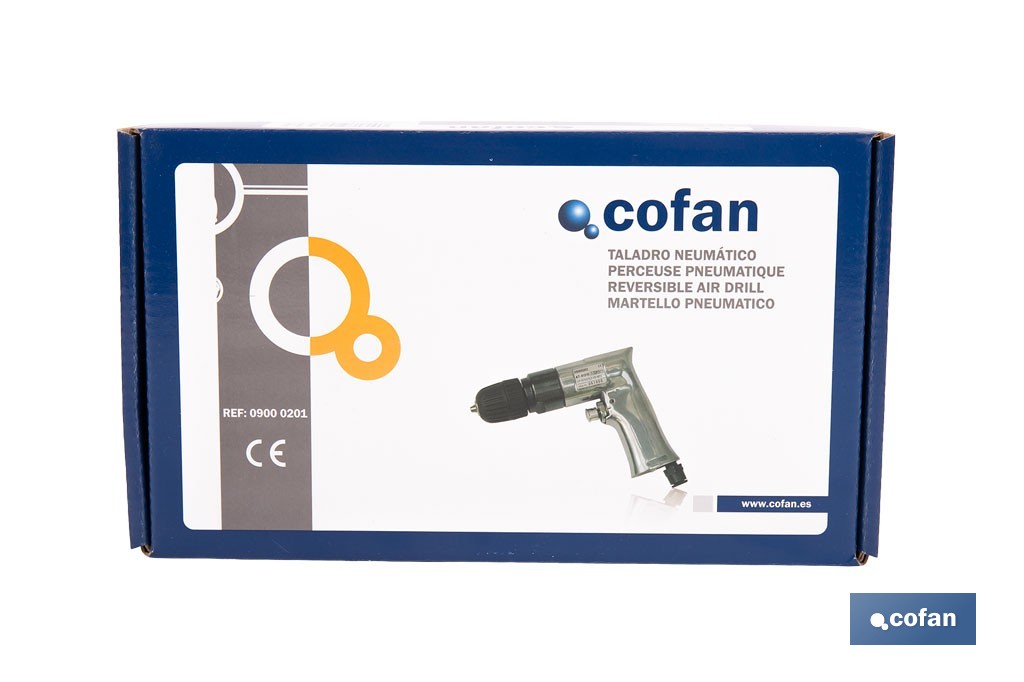 Reversible air drill - Cofan