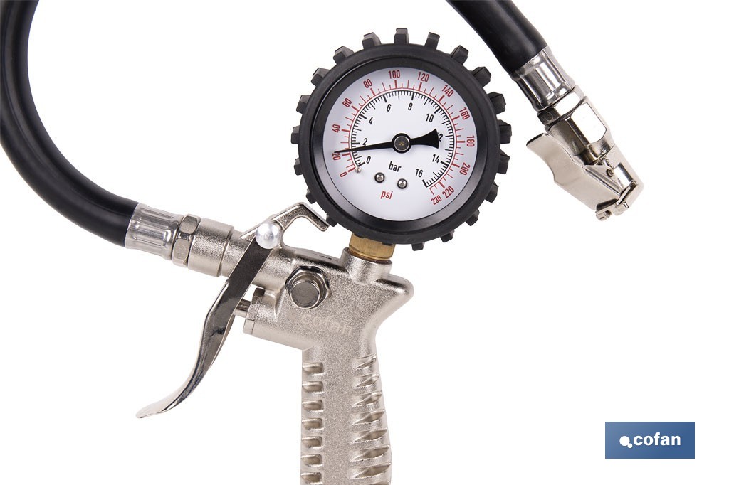 Tire inflator gauge 1-12 bar - Cofan