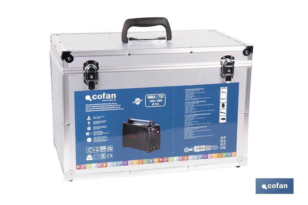 Soldador inverter eléctrico MMA 160 A/ TIG 200 A - Cofan