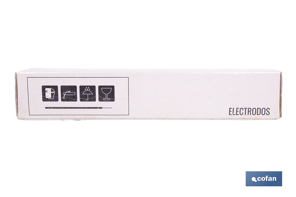 Electrodos de rutilo E6013 para soldadura por arco | AWS A5.1: E6013, adecuada para todas las posiciones | Disponible en diferentes medidas - Cofan