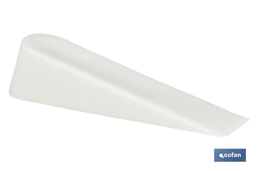 Small tile wedges for professional tiling projects | Pack of 250 white pieces | Size: 5mm - Cofan