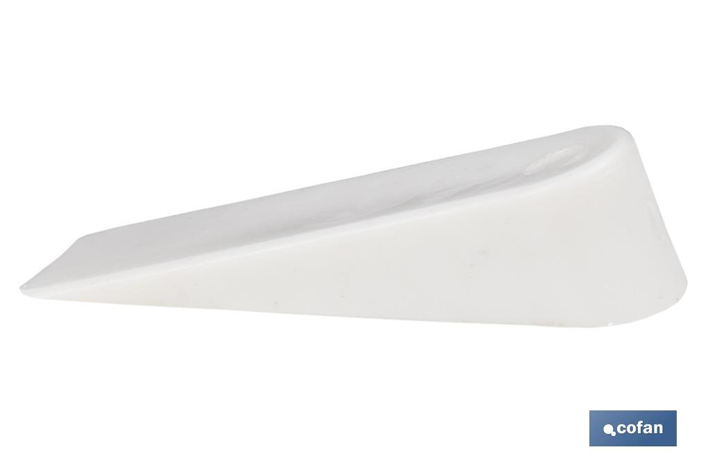 Small tile wedges for professional tiling projects | Pack of 250 white pieces | Size: 5mm - Cofan