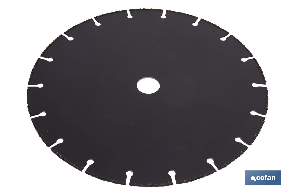 Disco especial carburo materiales blandos - Cofan