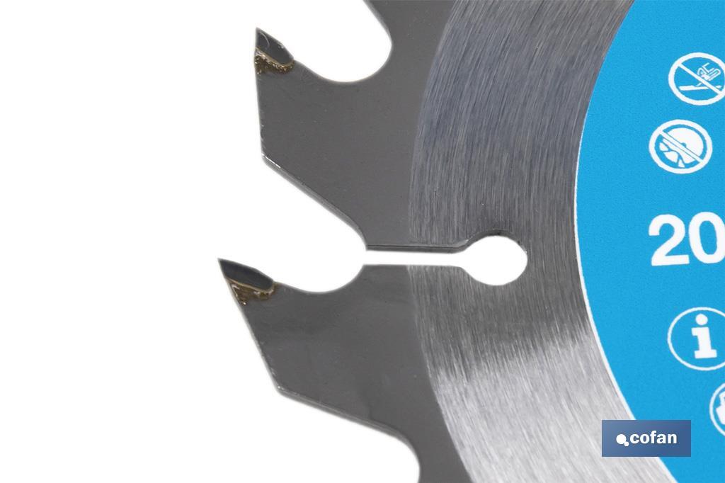 Circular saw blade | Suitable for cutting wood | Available in different teeth | Available in wide range of sizes - Cofan