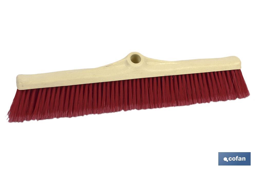 Brosse industrielle en plastique doux | Fibres en plastique effilées | Largeur de 60 cm - Cofan