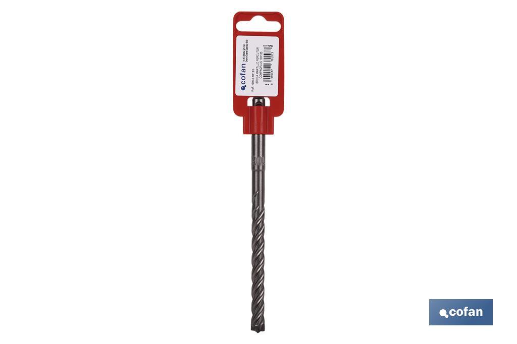 Hammer drill bits with SDS-PLUS shank for reinforced concrete | Reinforced and compact point | Ideal for reinforced concrete | Available in different sizes to choose from - Cofan