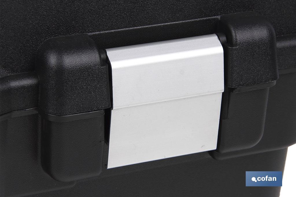 Plastic tool box, Brinell Model | Product dimensions: 595 x 289 x 328mm | Semi-professional model - Cofan