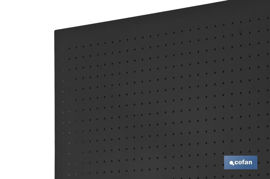 Cofan Perforated tool panel | Steel wall panel | 8 hooks and fixing material included | Available in different sizes - Cofan