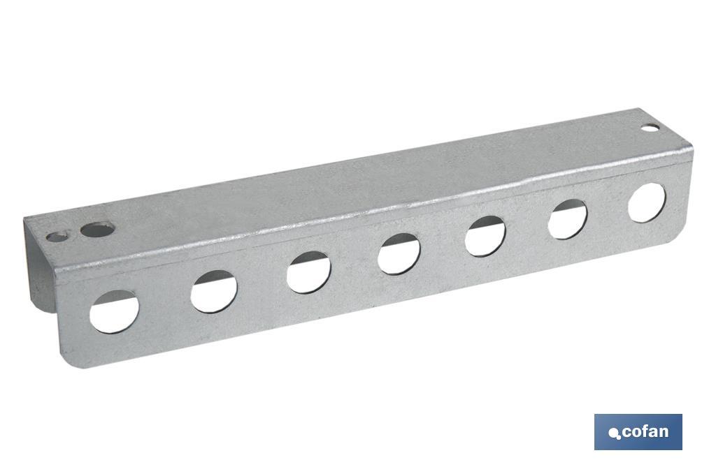 Screwdriver holder | Suitable for tool panel | Material: galvanised steel | Length: 220mm - Cofan