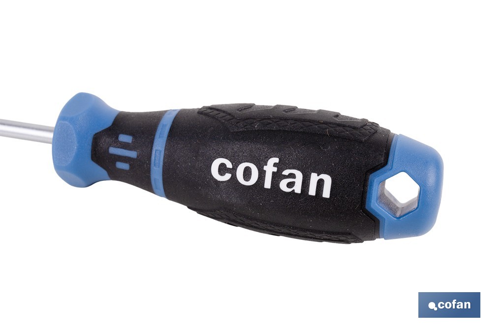 Destornillador Torx modelo DIN 50150 Gripforce | Punta magnética y mango antideslizante | Disponible en diferentes tamaños - Cofan