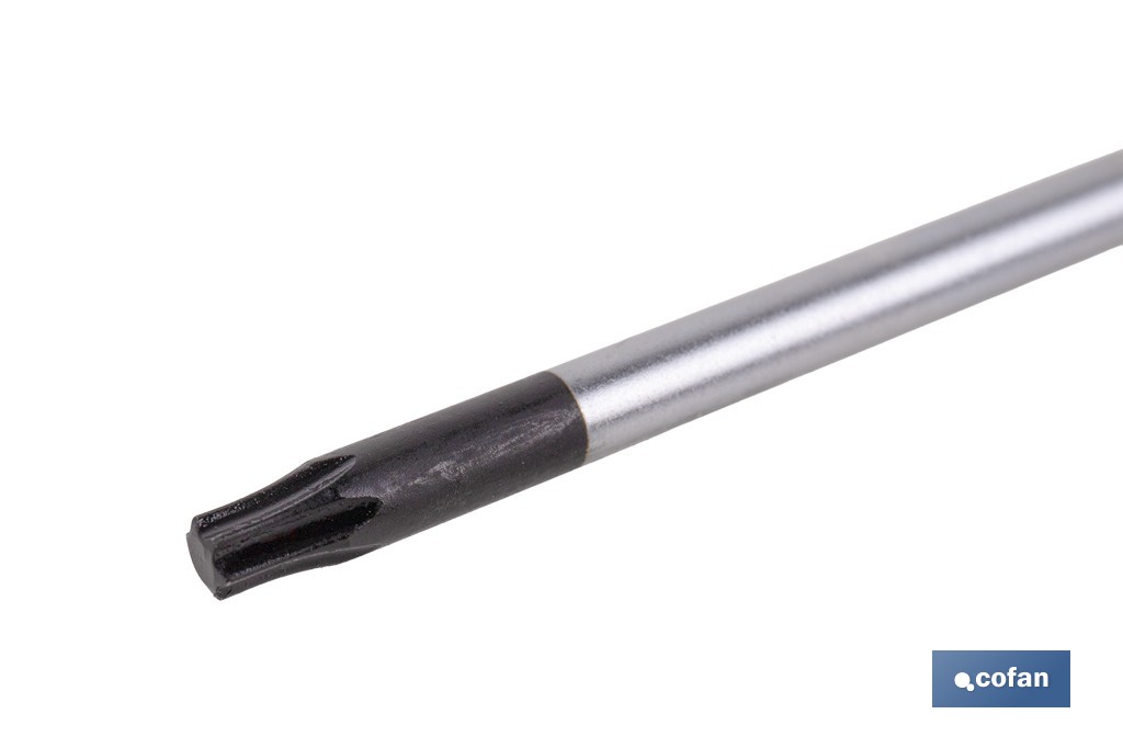 Destornillador Torx modelo DIN 50150 Gripforce | Punta magnética y mango antideslizante | Disponible en diferentes tamaños - Cofan