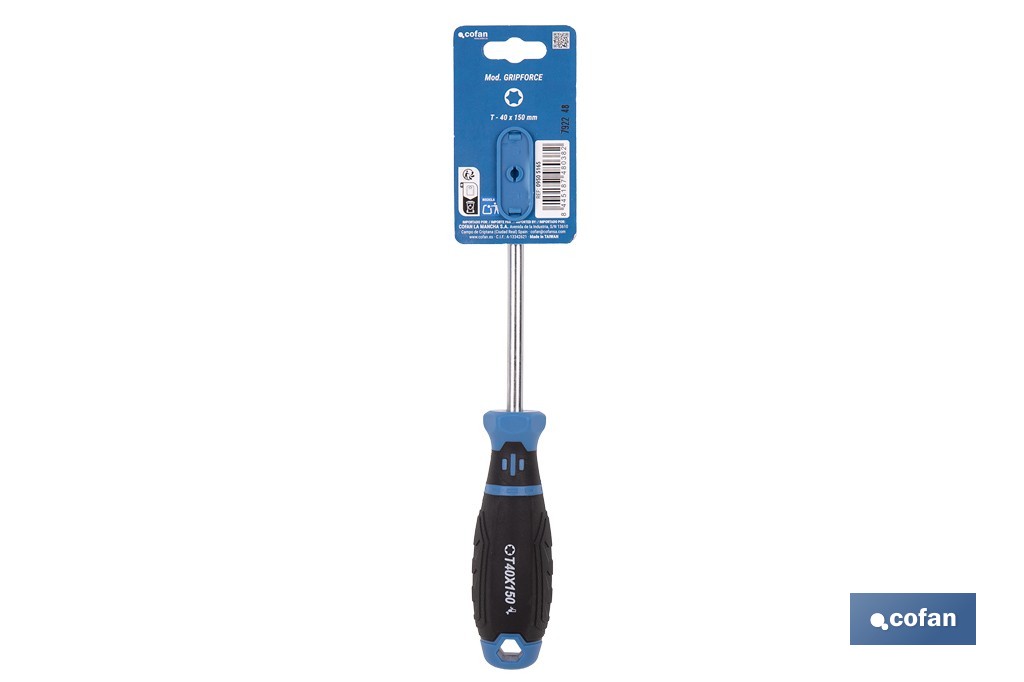 Destornillador Torx DIN 50150 modelo GripForce - Cofan