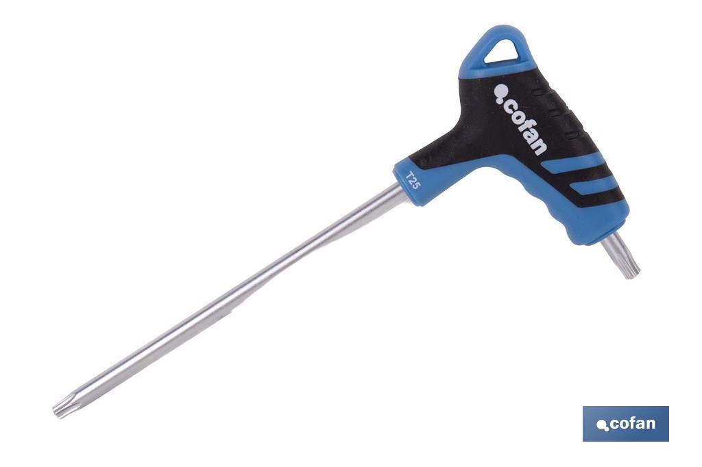 Destornillador Torx con mango en T Gripforce | Doble punta y mango antideslizante | Disponible en diferentes tamaños - Cofan