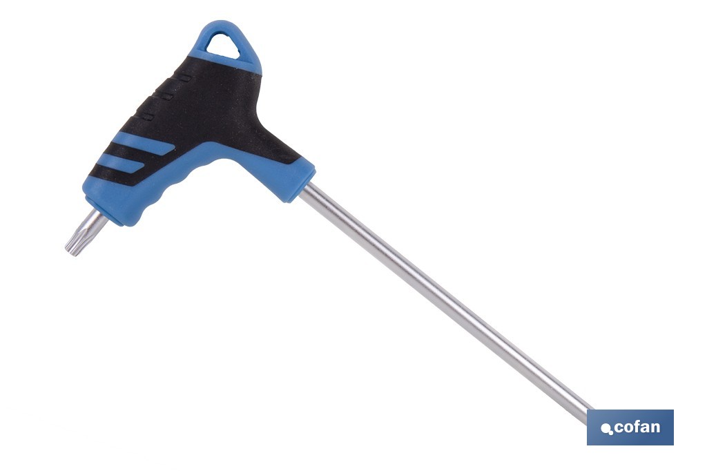 Destornillador Torx con mango en T Gripforce | Doble punta y mango antideslizante | Disponible en diferentes tamaños - Cofan