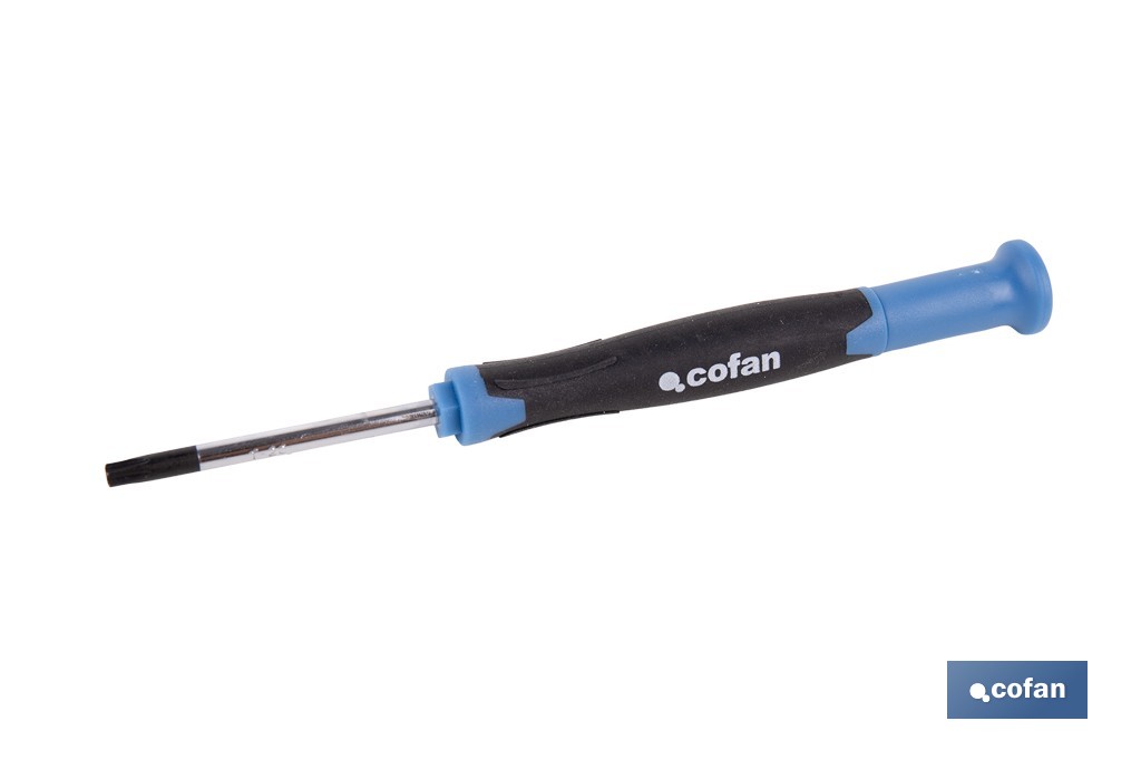 Destornillador Torx de alta precisión modelo Gripforce | Punta magnética y mango antideslizante | Disponible en diferentes tamaños - Cofan