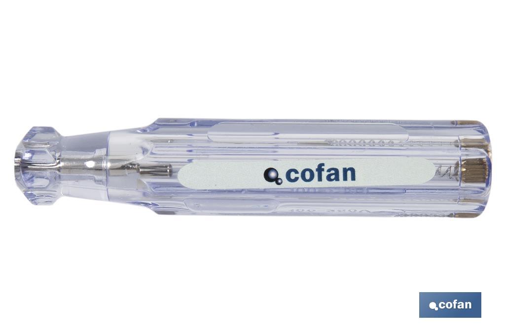 Testeur de courant 65-100 V - Cofan