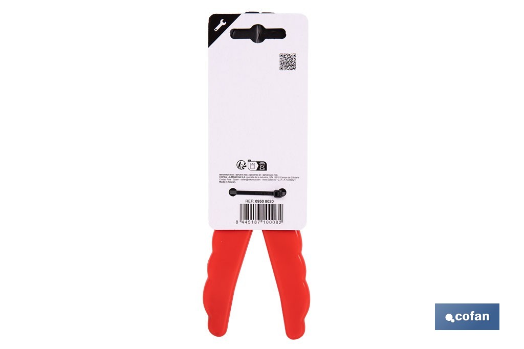 Crimping tool | For insulated terminals | Length: 200mm - Cofan