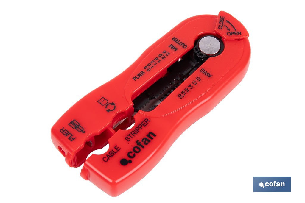 Pelacables Multifunción | Corte entre 0,8 - 2,6mm | Medida 120 mm - Cofan