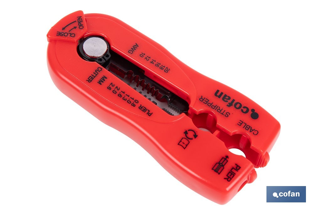 Pelacables Multifunción | Corte entre 0,8 - 2,6mm | Medida 120 mm - Cofan