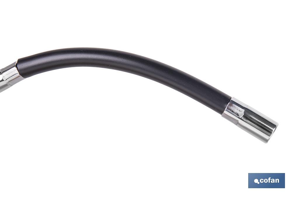 Destornillador flexible para abrazaderas SW 7 | Medidas 28 x 3 cm | Material Hierro WRH62A - Cofan