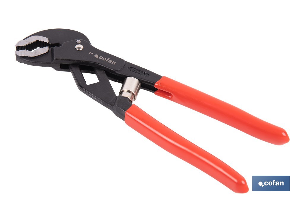 Water pump pliers | Spring effect 7"-10" | Length: 170-250mm - Cofan