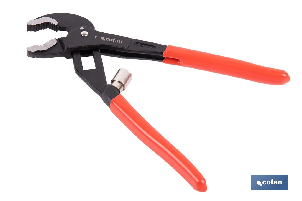 Water pump pliers | Spring effect 7"-10" | Length: 170-250mm - Cofan