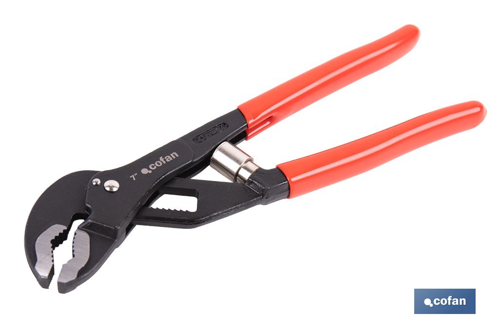 Water pump pliers | Spring effect 7"-10" | Length: 170-250mm - Cofan