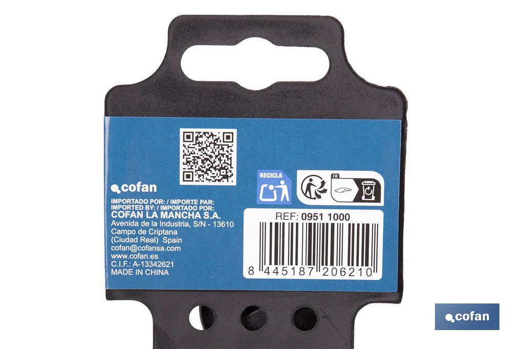 Water pump pliers | Spring effect 7"-10" | Length: 170-250mm - Cofan