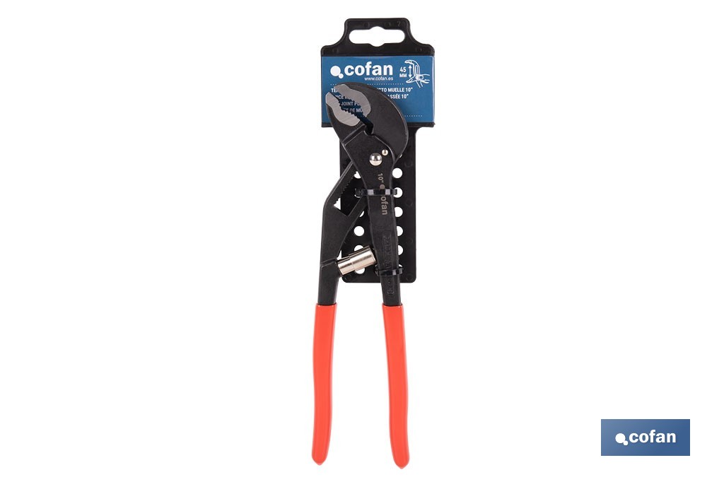 Water pump pliers | Spring effect 7"-10" | Length: 170-250mm - Cofan