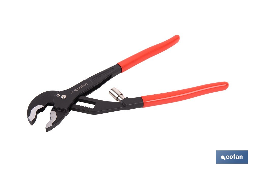 Water pump pliers | Spring effect 7"-10" | Length: 170-250mm - Cofan