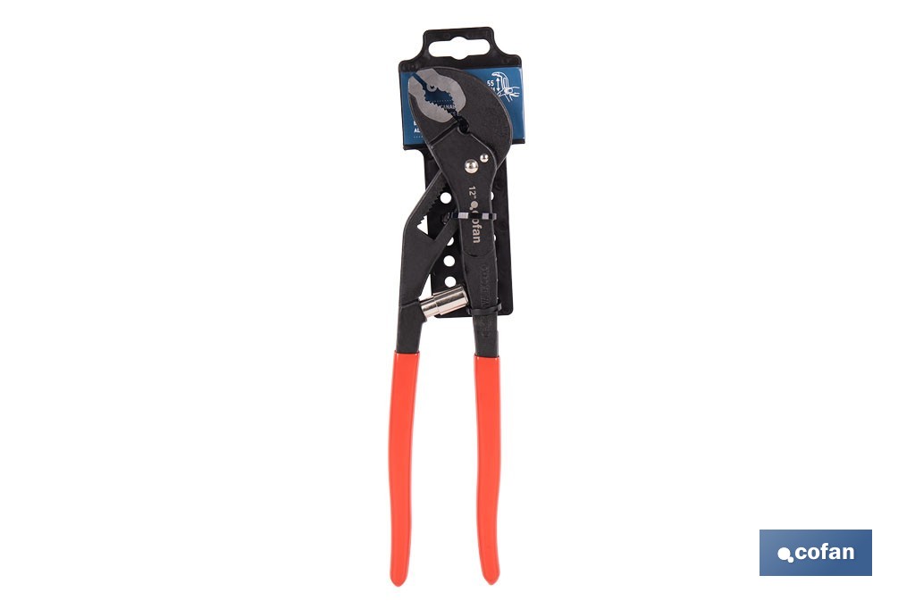 Water pump pliers | Spring effect 7"-10" | Length: 170-250mm - Cofan