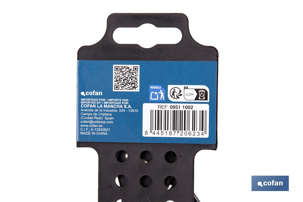 Water pump pliers | Spring effect 7"-10" | Length: 170-250mm - Cofan