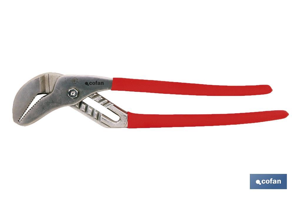 Straight jaw pliers | Length: 10"-12"-16" | Non-slip handle - Cofan