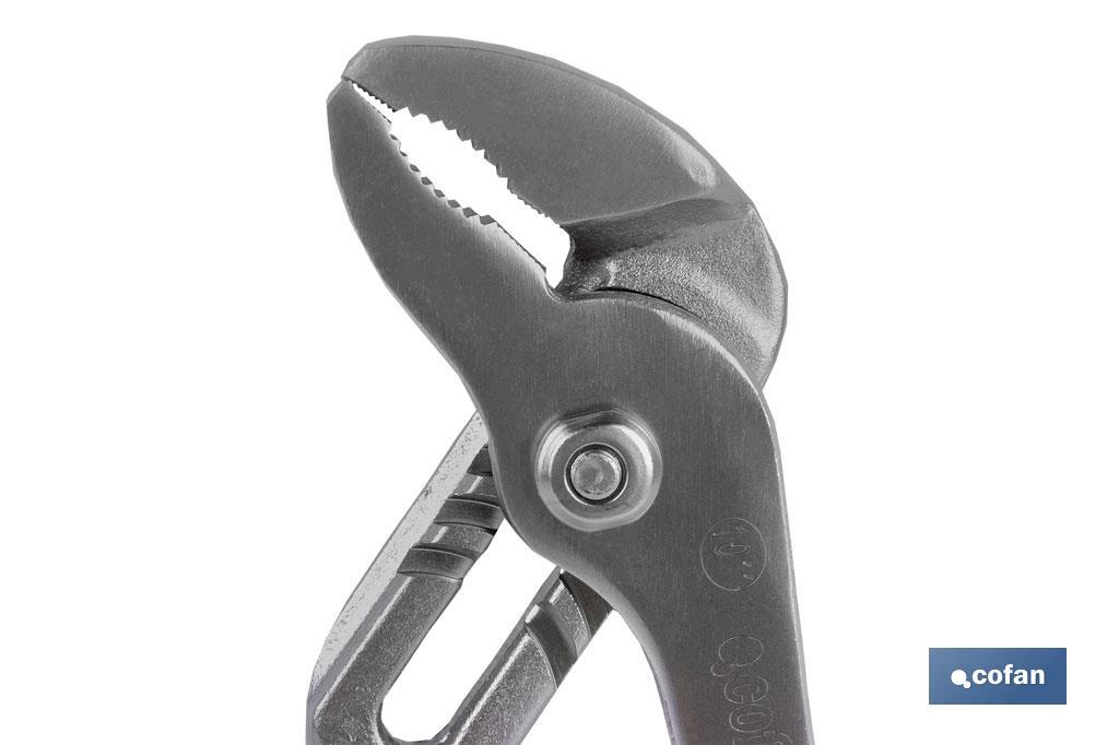 Straight jaw pliers | Length: 10"-12"-16" | Non-slip handle - Cofan