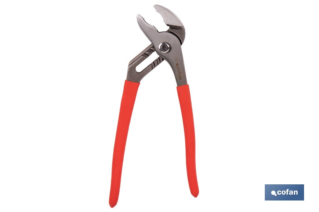 Straight jaw pliers | Length: 10"-12"-16" | Non-slip handle - Cofan