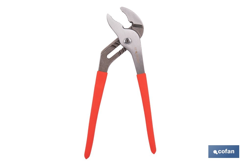 Straight jaw pliers | Length: 10"-12"-16" | Non-slip handle - Cofan