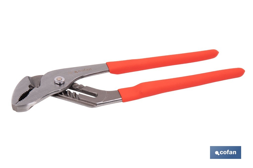 Straight jaw pliers | Length: 10"-12"-16" | Non-slip handle - Cofan
