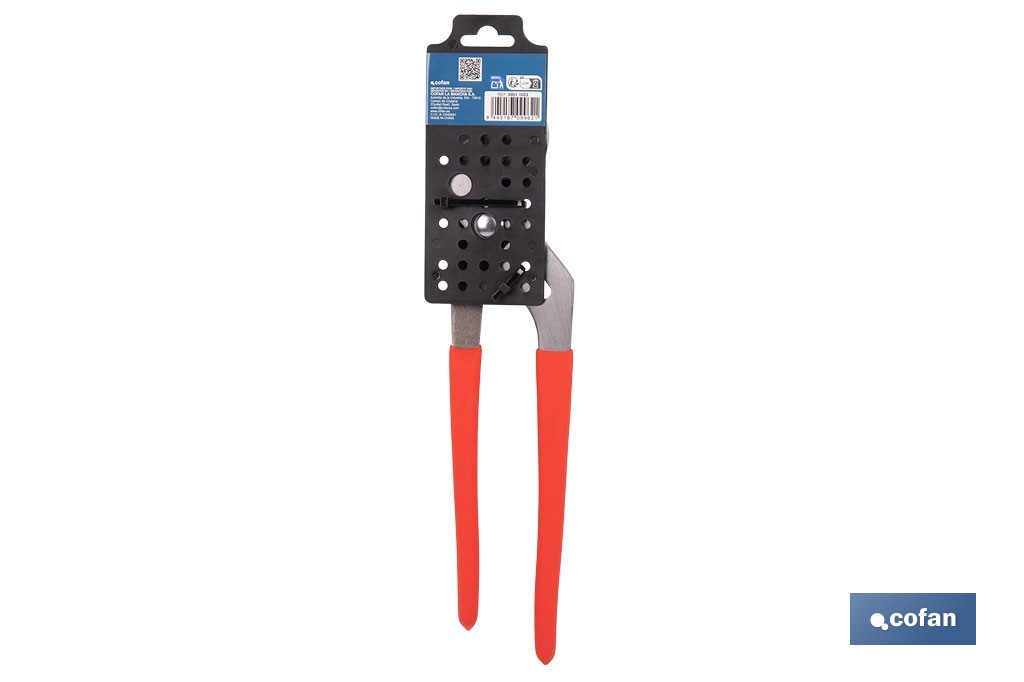 Straight jaw pliers | Length: 10"-12"-16" | Non-slip handle - Cofan