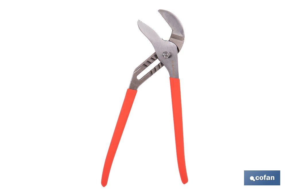 Straight jaw pliers | Length: 10"-12"-16" | Non-slip handle - Cofan