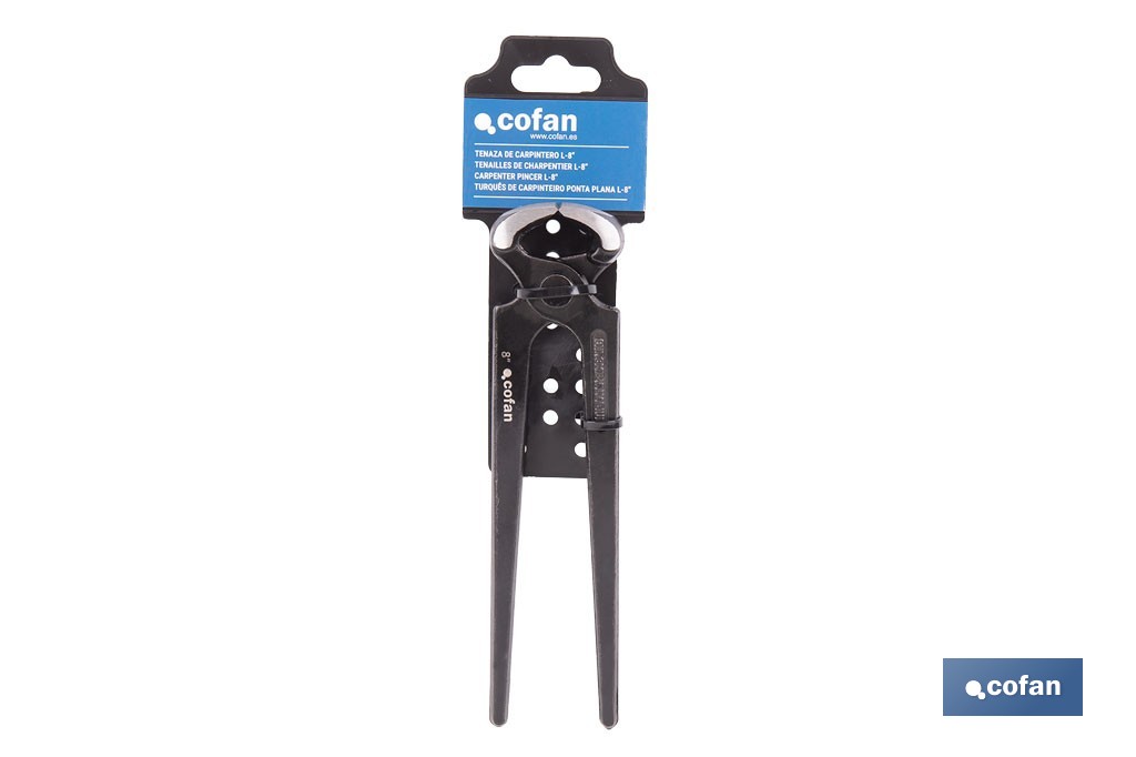 Tenaza de Carpintero | Longitud 6" y 8" | Acero forjado - Cofan
