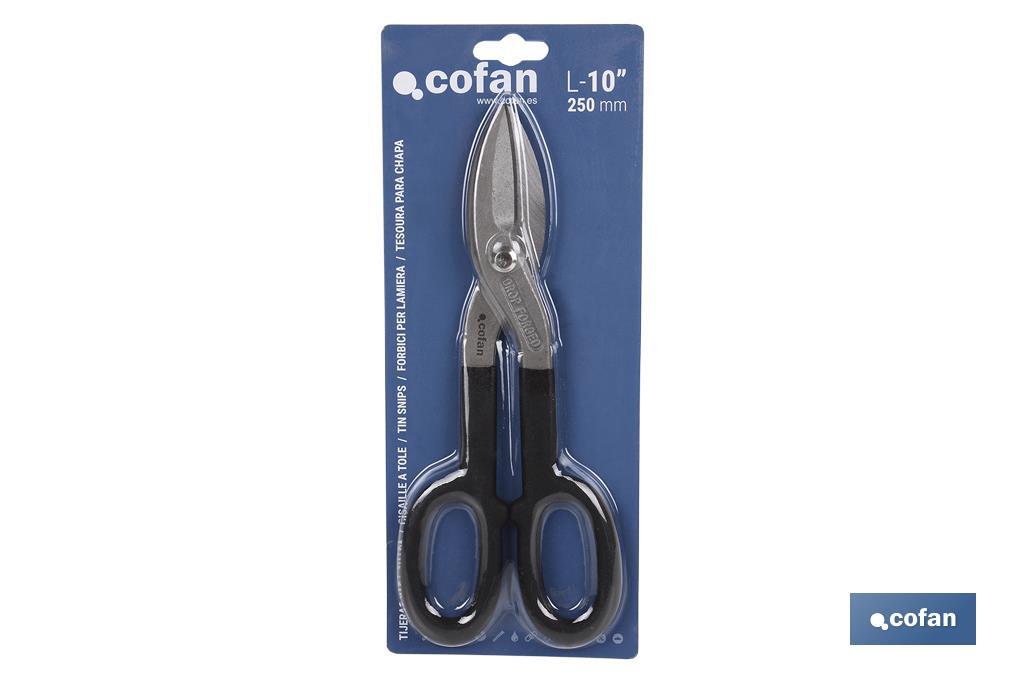 Tin snips | Length: 250mm | Special steel - Cofan